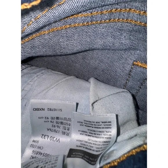 Levi's Men's Blue Jeans W30 L32‎ - Picture 3 of 6